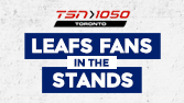 LEAFS FANS IN THE STANDS