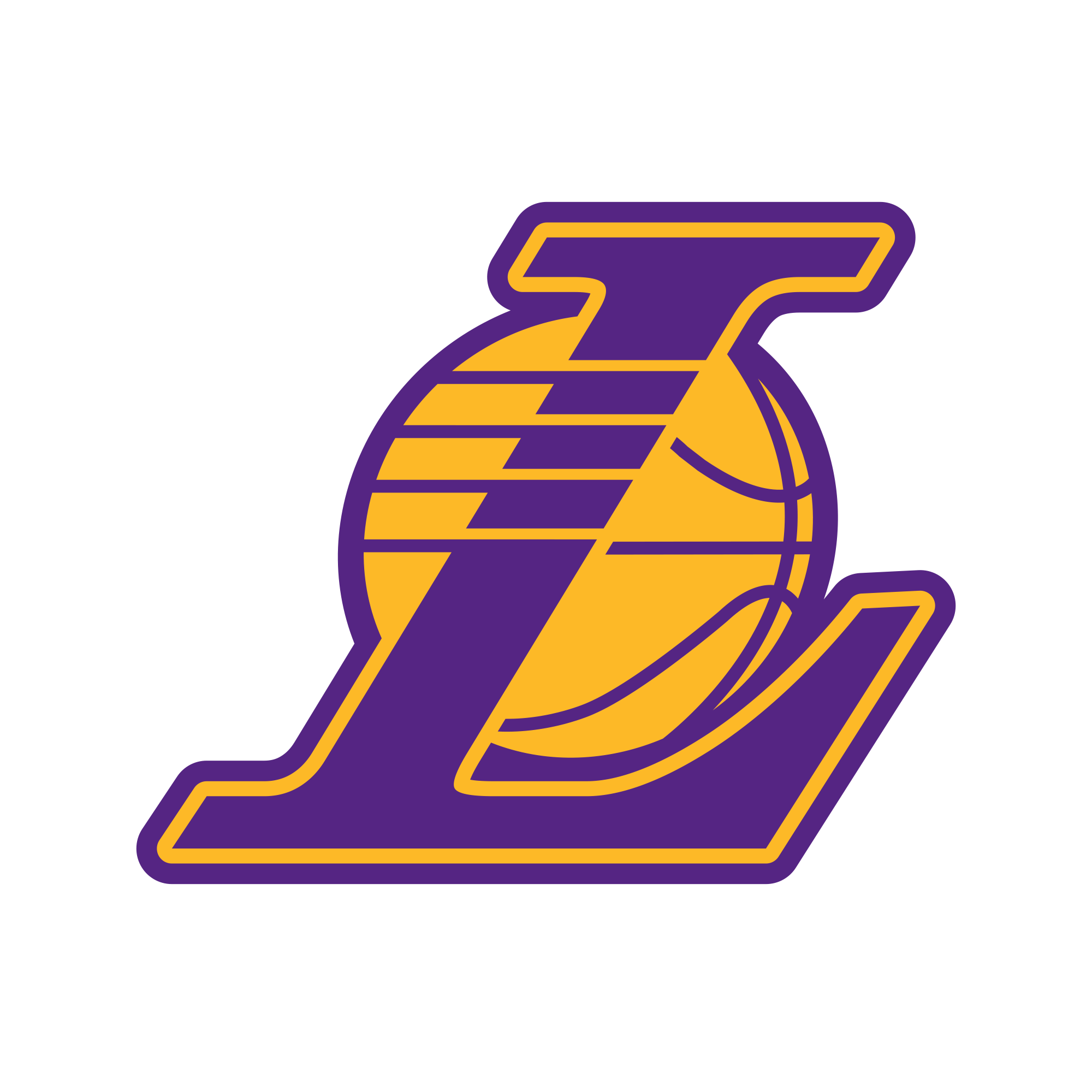 How to Draw Los Angeles Lakers, Basketball Logos